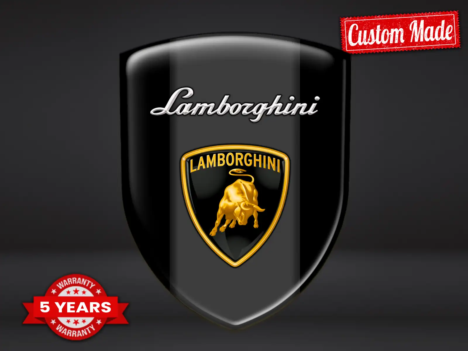 Lamborghini Windschutzaufkleber Auto Racing Minimal Stern